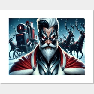 Supervillain Santa Posters and Art